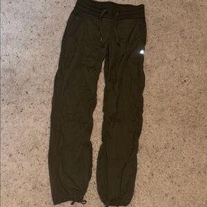 Olive Green Lululemon Dance Studio pants